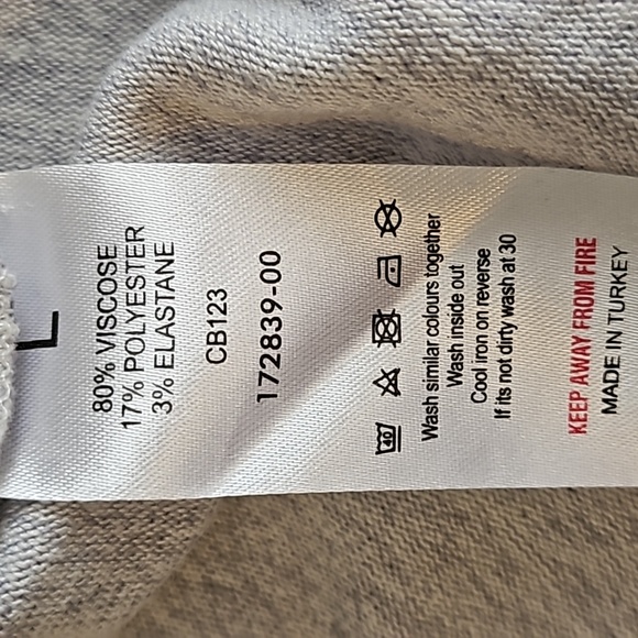 Euc ruffle sleeves tir front super soft top (D54) - Picture 4 of 4